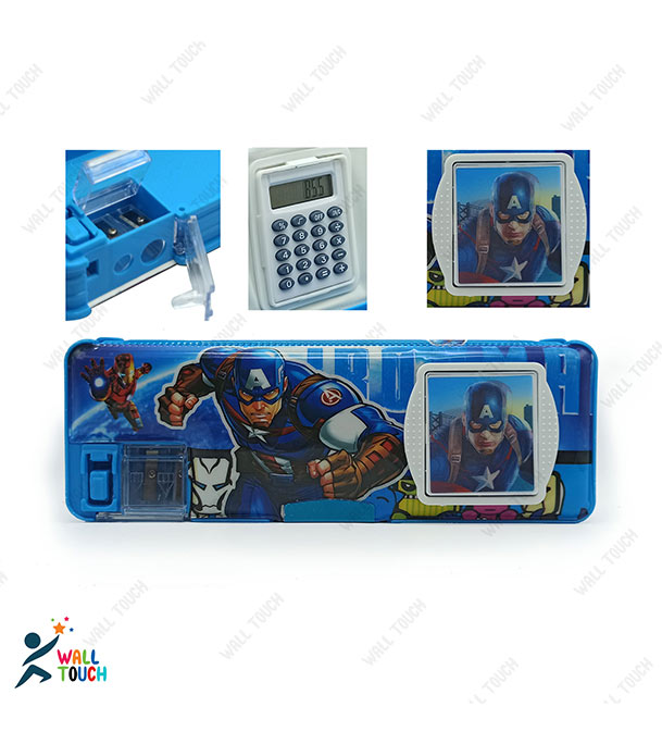 Buy Stationery Magnetic Pencil Box Art Plastic Pencil Box With Pencil Sharpener at Best Price in Bangladesh