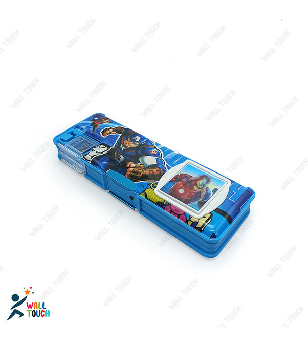 Buy Stationery Magnetic Pencil Box Art Plastic Pencil Box With Pencil Sharpener at Best Price in Bangladesh