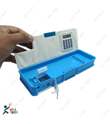 Buy Stationery Magnetic Pencil Box Art Plastic Pencil Box With Pencil Sharpener at Best Price in Bangladesh