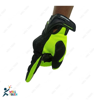 Buy Motorcycle Racing Green/Orange Color Full Hand Gloves with Mobile Screen Touch Technology Bike Safety For BIKER at Best Price in Bangladesh