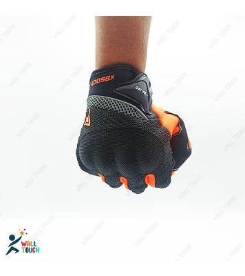 Buy Motorcycle Racing Green/Orange Color Full Hand Gloves with Mobile Screen Touch Technology Bike Safety For BIKER at Best Price in Bangladesh