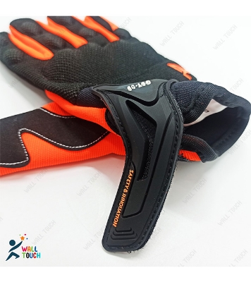 Buy Motorcycle Racing Green/Orange Color Full Hand Gloves with Mobile Screen Touch Technology Bike Safety For BIKER at Best Price in Bangladesh