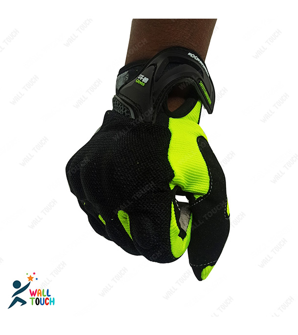 Buy Motorcycle Racing Green/Orange Color Full Hand Gloves with Mobile Screen Touch Technology Bike Safety For BIKER at Best Price in Bangladesh