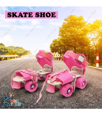Buy Adjustable Roller Skating Shoes Front Brakes Kids Skates at Best Price in Bangladesh
