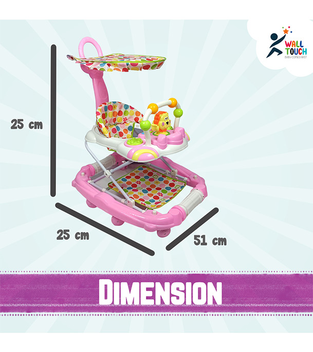 Buy Children's Walking Assistance Folding Baby Walker Cum Rocker For Kids at Best Price in Bangladesh