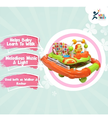 Buy Children's Walking Assistance Folding Baby Walker Cum Rocker For Kids at Best Price in Bangladesh