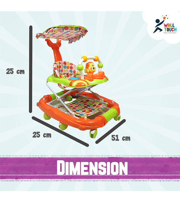 Buy Children's Walking Assistance Folding Baby Walker Cum Rocker For Kids at Best Price in Bangladesh