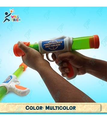 Buy 2 pcs Blaster Shooter Gun Battle Toy for Kids with 12 Soft Foam Balls at Best Price in Bangladesh