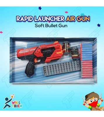 Buy New Style Rapid Launcher Soft Gun Style Toys for Kids Playing at Best Price in Bangladesh