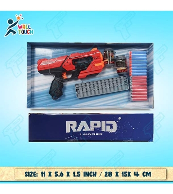 Buy New Style Rapid Launcher Soft Gun Style Toys for Kids Playing at Best Price in Bangladesh