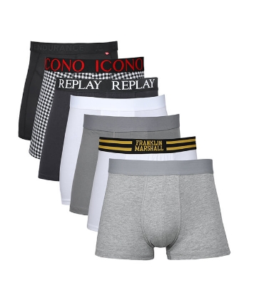 Picture of Men's Boxer Combo 5 pcs Assorted Cotton Stretch Underwear