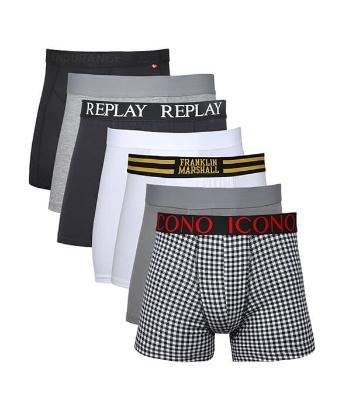 Picture of Men's Boxer Combo 7 pcs Assorted Cotton Stretch Underwear