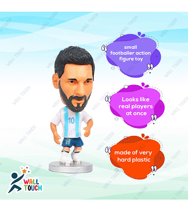 Buy Messi Ronaldo Mbappe Mini Plastic Figure For All Football Fans Small Figure at Best Price in Bangladesh