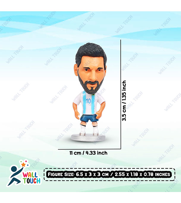 Buy Messi Ronaldo Mbappe Mini Plastic Figure For All Football Fans Small Figure at Best Price in Bangladesh