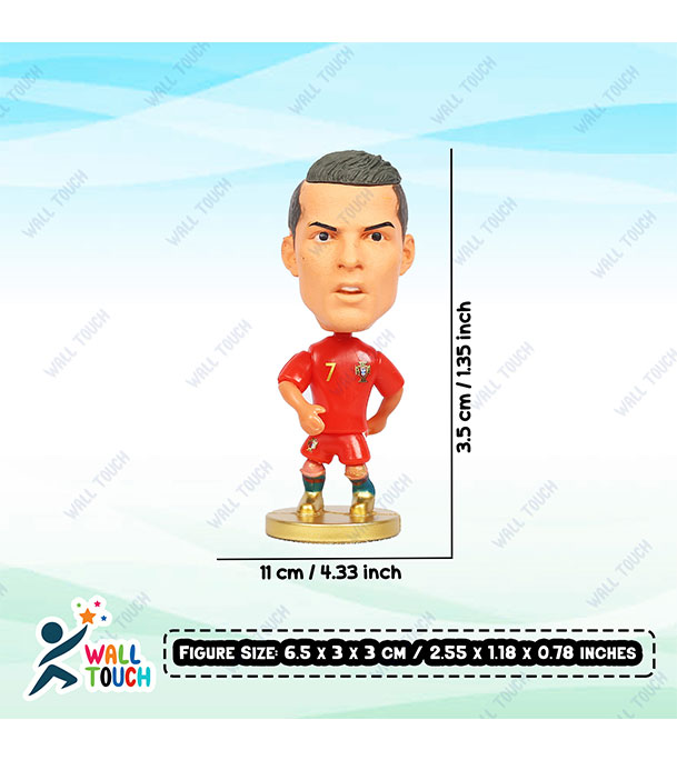 Buy Messi Ronaldo Mbappe Mini Plastic Figure For All Football Fans Small Figure at Best Price in Bangladesh
