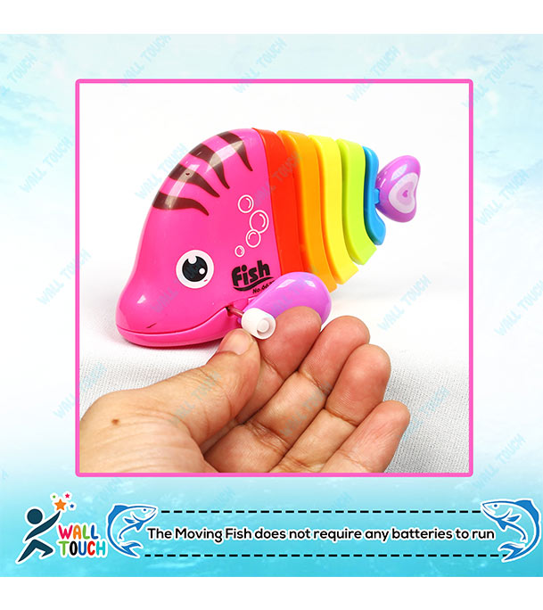 Buy Happy Running Colorful Fish For Kids All Fish Part Can Move Easy To Play Kids - Baby Toys at Best Price in Bangladesh