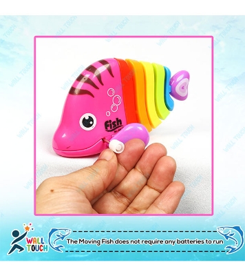 Buy Happy Running Colorful Fish For Kids All Fish Part Can Move Easy To Play Kids - Baby Toys at Best Price in Bangladesh