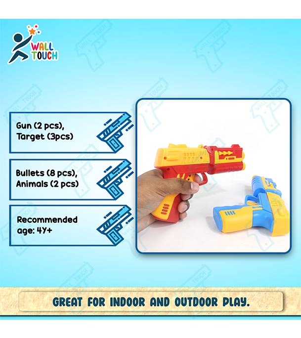Buy Force Speed Shoot Toy Gun with Bullets, Animals, Targets High Quality  For kids at Best Price in Bangladesh