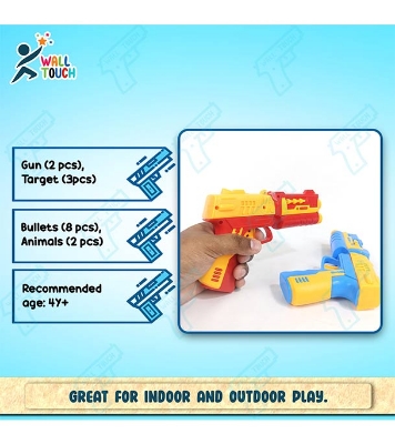 Buy Force Speed Shoot Toy Gun with Bullets, Animals, Targets High Quality  For kids at Best Price in Bangladesh