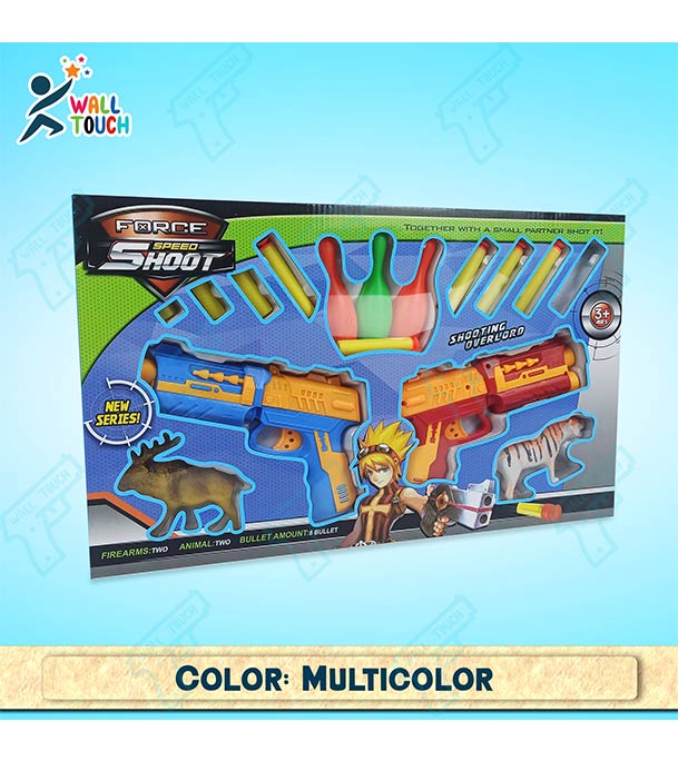 Buy Force Speed Shoot Toy Gun with Bullets, Animals, Targets High Quality  For kids at Best Price in Bangladesh