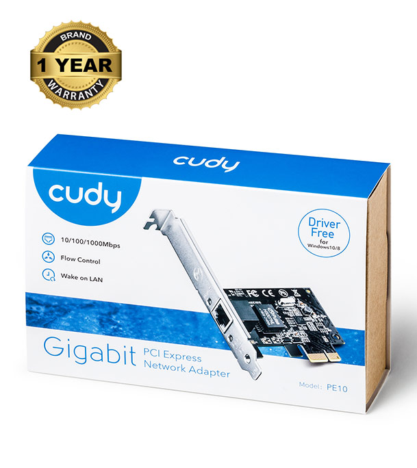 Buy Cudy PE10 Gigabit PCI Express Network Adapter Compatible with Windows, Linux, mac OS at Best Price In Bangladesh