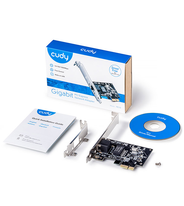 Buy Cudy PE10 Gigabit PCI Express Network Adapter Compatible with Windows, Linux, mac OS at Best Price In Bangladesh