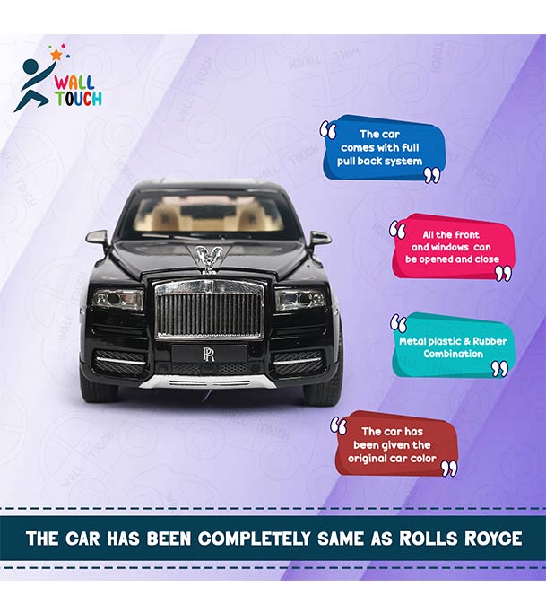 Buy Rolls-Royce Big Metal Toy Car Fully Metal Car Pull Back System Car Rolls-Royce Model For Kids at Best Price in Bangladesh
