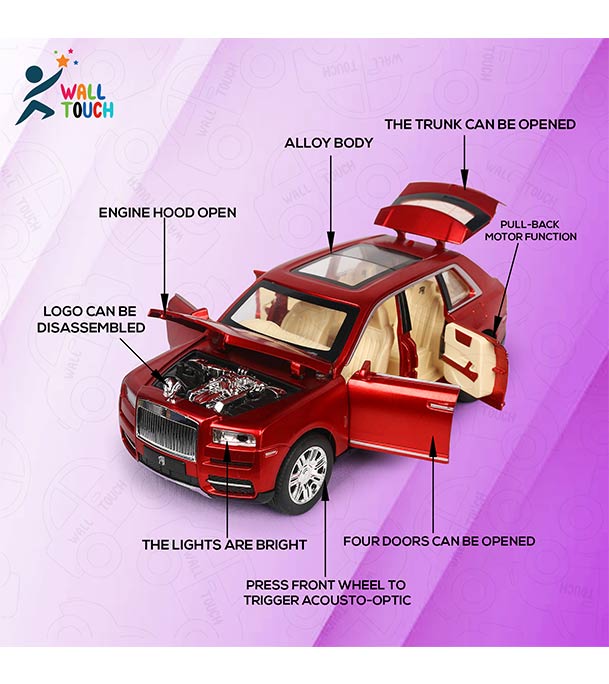 Buy Rolls-Royce Big Metal Toy Car Fully Metal Car Pull Back System Car Rolls-Royce Model For Kids at Best Price in Bangladesh
