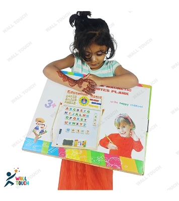Buy Double sided educational multipurpose magnetic & wooden writing board Size: (17"x14") & (16"x21") (White & Black both) at Best Price in Bangladesh