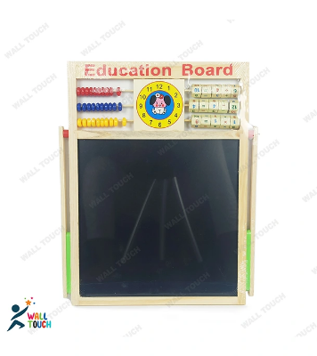 Buy Double sided educational multipurpose magnetic & wooden writing board Size: (17"x14") & (16"x21") (White & Black both) at Best Price in Bangladesh