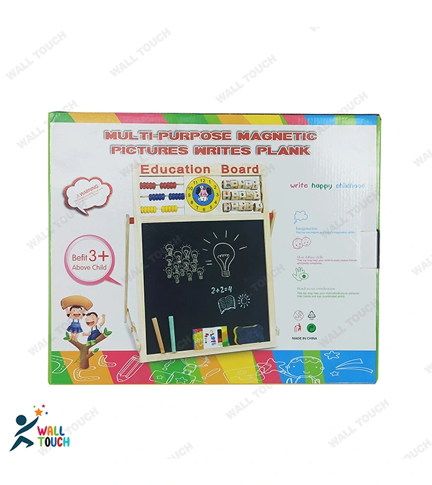 Buy Double sided educational multipurpose magnetic & wooden writing board Size: (17"x14") & (16"x21") (White & Black both) at Best Price in Bangladesh