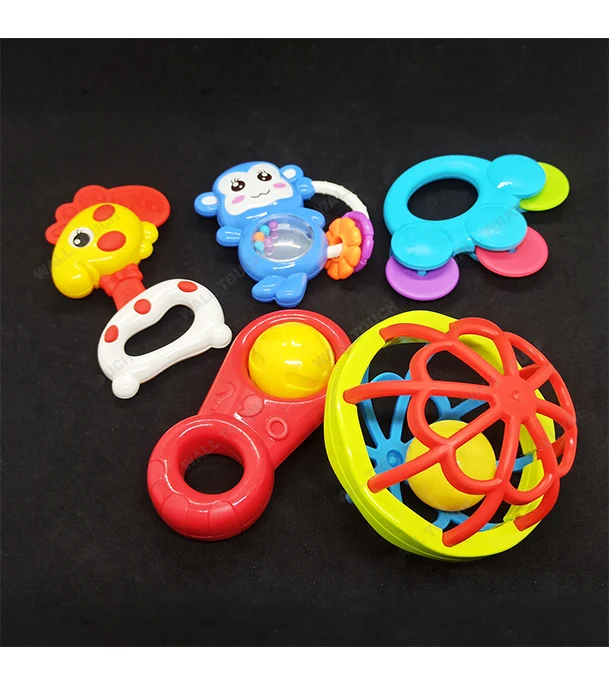 Buy Five Pcs MIMI BELL ERES For New Born Baby Rattle & Teether at Best Price in Bangladesh