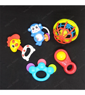 Buy Five Pcs MIMI BELL ERES For New Born Baby Rattle & Teether at Best Price in Bangladesh