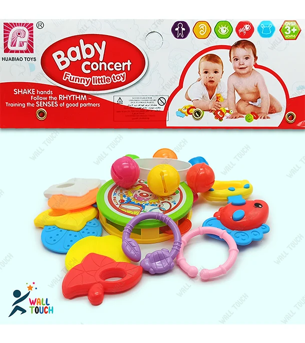 Buy Five Pcs MIMI BELL ERES For New Born Baby Rattle & Teether at Best Price in Bangladesh