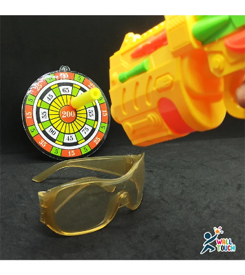 Buy Fires Foam Darts Shooter Plastic Soft Bu-llet Blaster Toy Gun With Suction Target Board at Best Price in Bangladesh