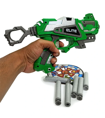 Buy NUB Inspired Avenger’s Super Hero Plastic Soft Bullet Blaster Toy GUN With Suction Target Board at Best Price in Bangladesh