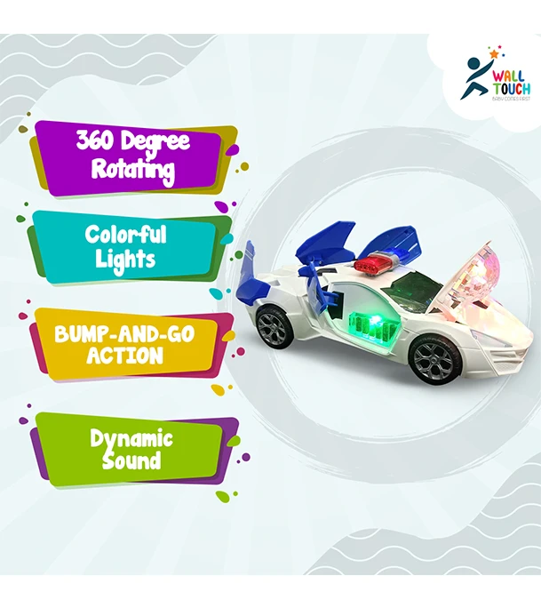 Buy Electric Battery Operated Vehicle CAR Toy With Exclusive Dream Light And Music For Kids at Best Price in Bangladesh