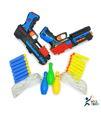 Buy Fires Foam Darts Shooter Plastic Soft Bull-et Blaster Toy Gun With Suction Target Board at Best Price in Bangladesh