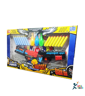Buy Fires Foam Darts Shooter Plastic Soft Bull-et Blaster Toy Gun With Suction Target Board at Best Price in Bangladesh