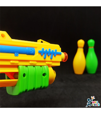 Buy Fires Foam Darts Shooter Plastic Soft Bull-et Blaster Toy Gun With Suction Target Board at Best Price in Bangladesh