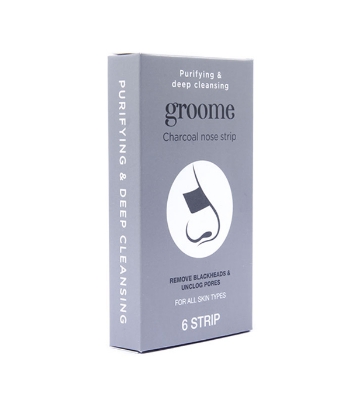 Buy Groome Charcoal Purifying &Deep Cleansing Nose Strips (Monthly Pack)6 Pcs at Best Price in Bangladesh