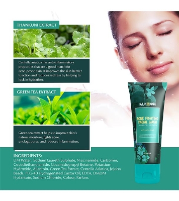 Buy Rajkonna Acne Fighting Facial Wash at Best Price in Bangladesh