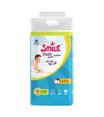 SMC Smile Baby Diaper Pant M (7-12KG) - 40 pcs 
