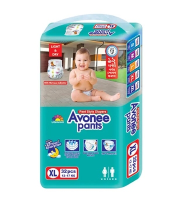 Avonee Pant Diaper XL - 12 -17 kg - 32 Pcs