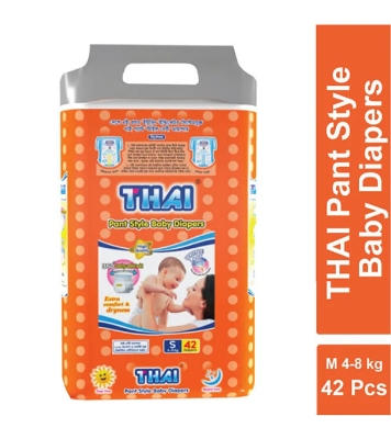 Thai Pant Diaper S - 4-8 kg - 42 Pcs