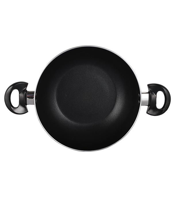 Picture of TOPPER Nonstick Glamour Deep Fry Pan With Lid IB (Black) 24 cm 