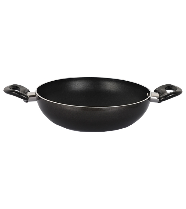 Picture of TOPPER Nonstick Glamour Deep Fry Pan With Lid IB (Black) 24 cm 