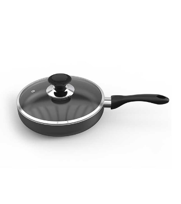 Buy TPR NS Glamour Fry Pan with Lid IB (Ash) - 24cm Online 