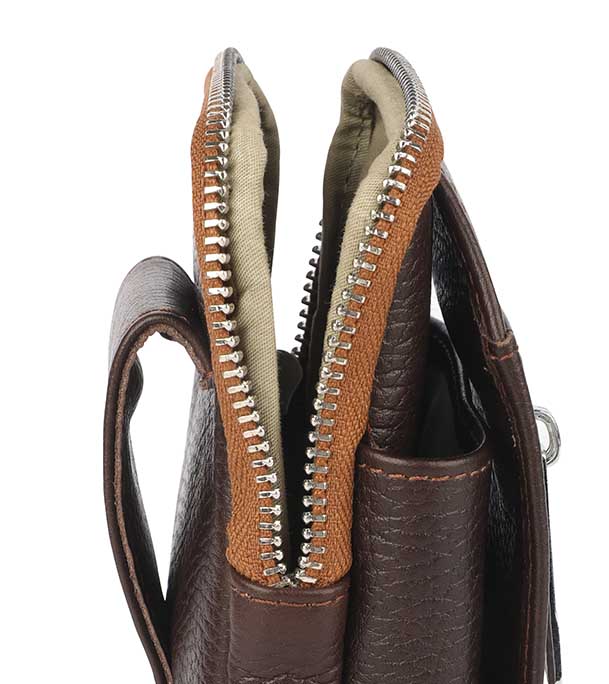  Waist Leather Mobile Bag 