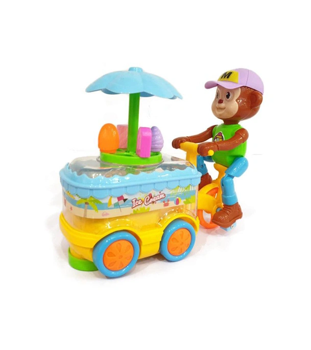 Picture of Monkey Ice Cream Cart Multicolor Toy